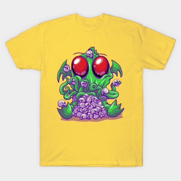 Lil' Cthulhu II T-Shirt by cs3ink